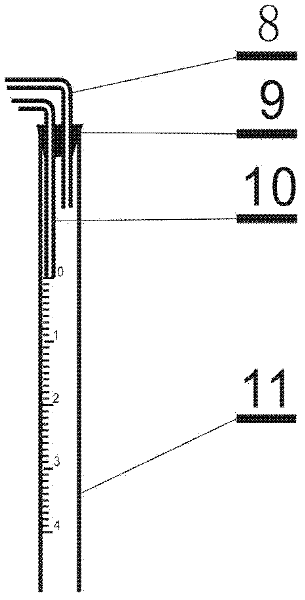 Titration device with accurate zero adjustment