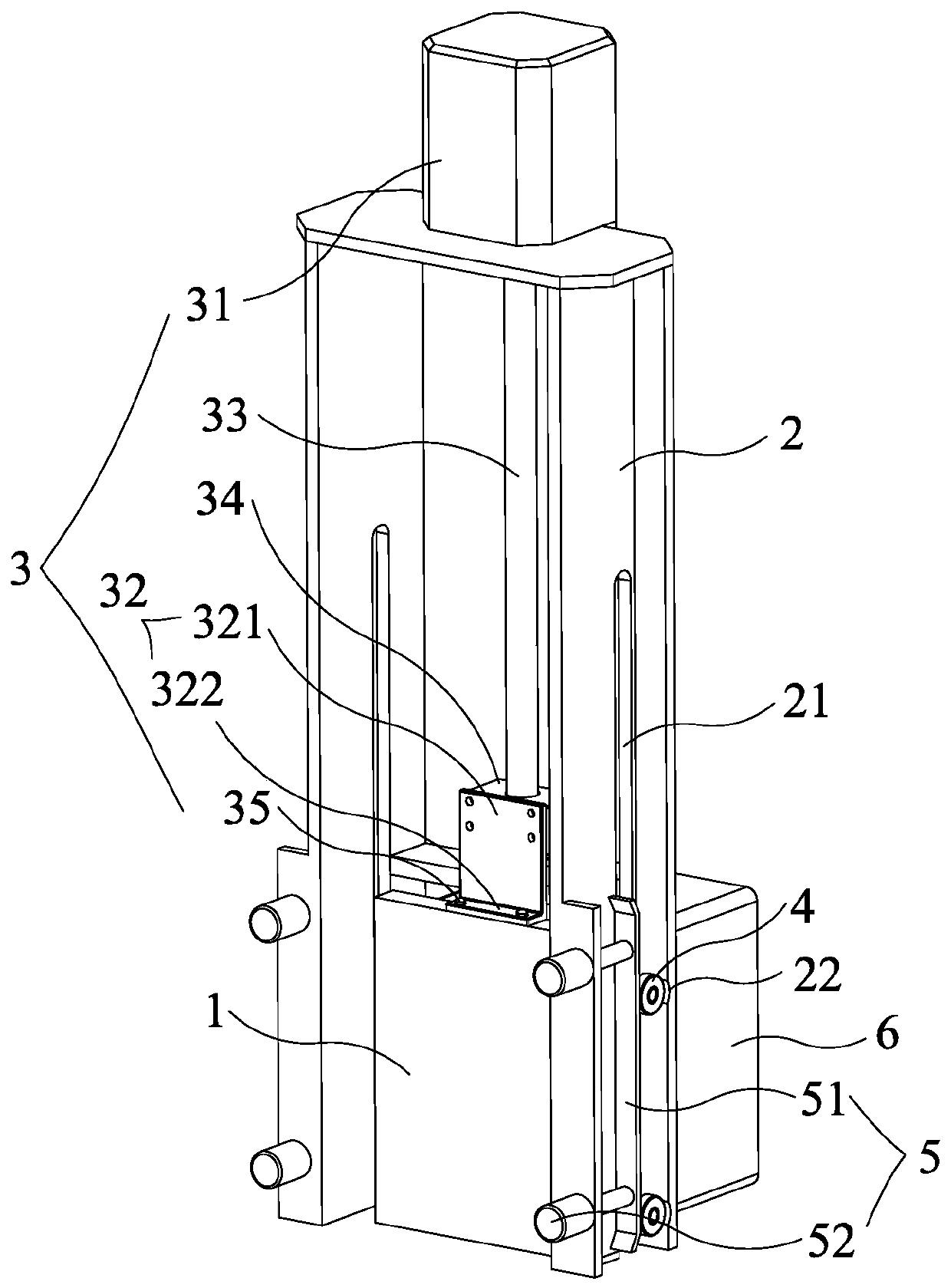 Improved structure of ceramic metalized sintering kiln door