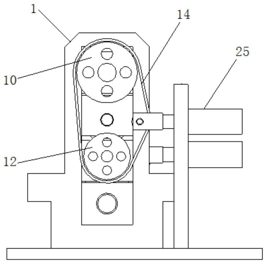 A device for preventing slipping of roll train transmission and suppressing torsional vibration of four-high rolling mill