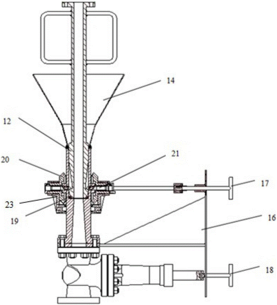 Collecting and switching device for oil and gas of underwater wellhead