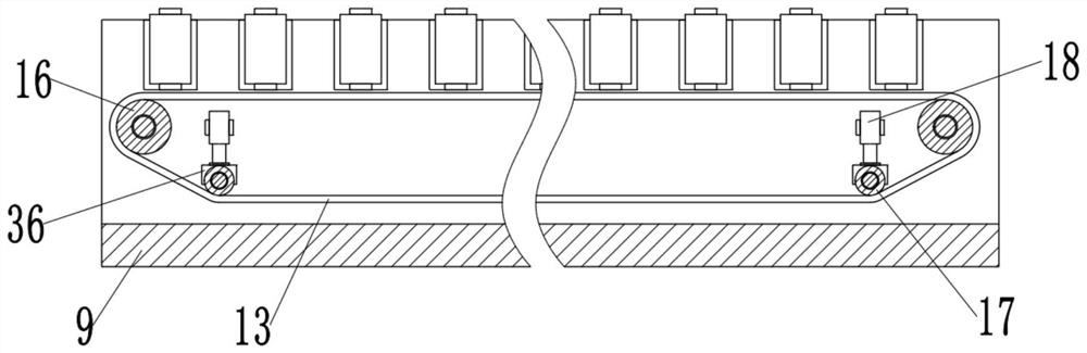 Movable combined type logistics conveying belt