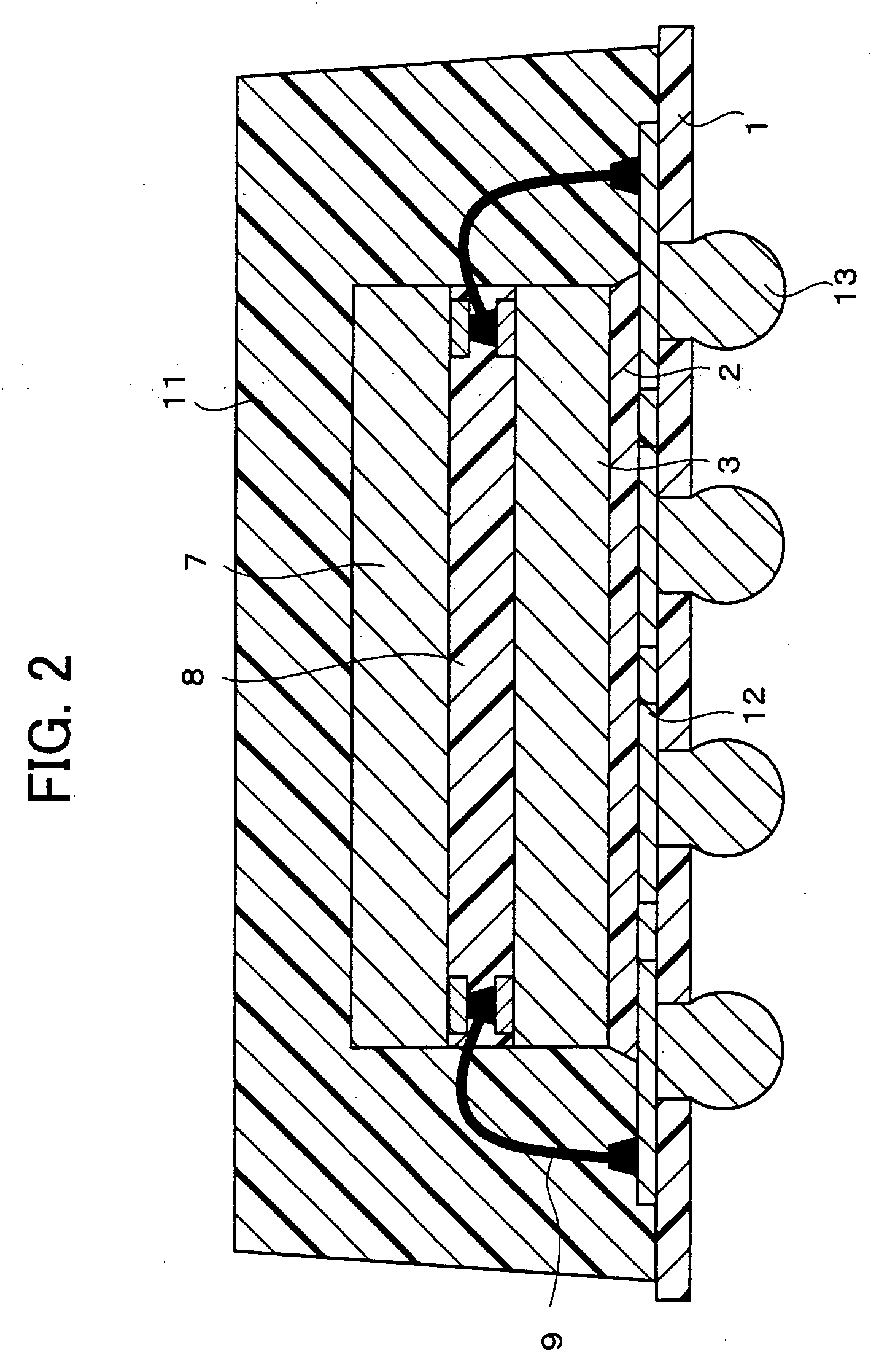 Semiconductor device and method of stacking semiconductor chips