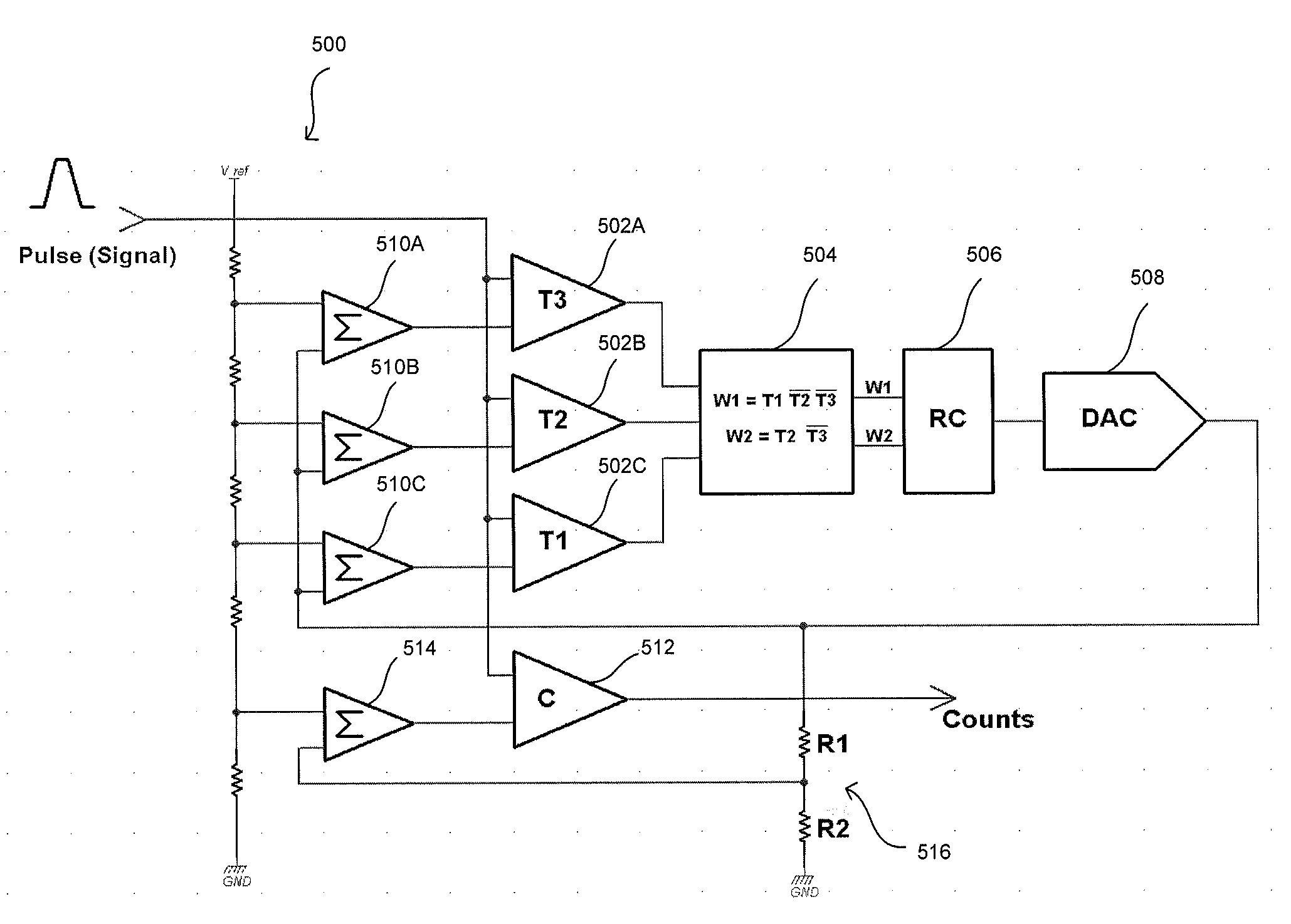 Method and apparatus to monitor gain of a proportional counter