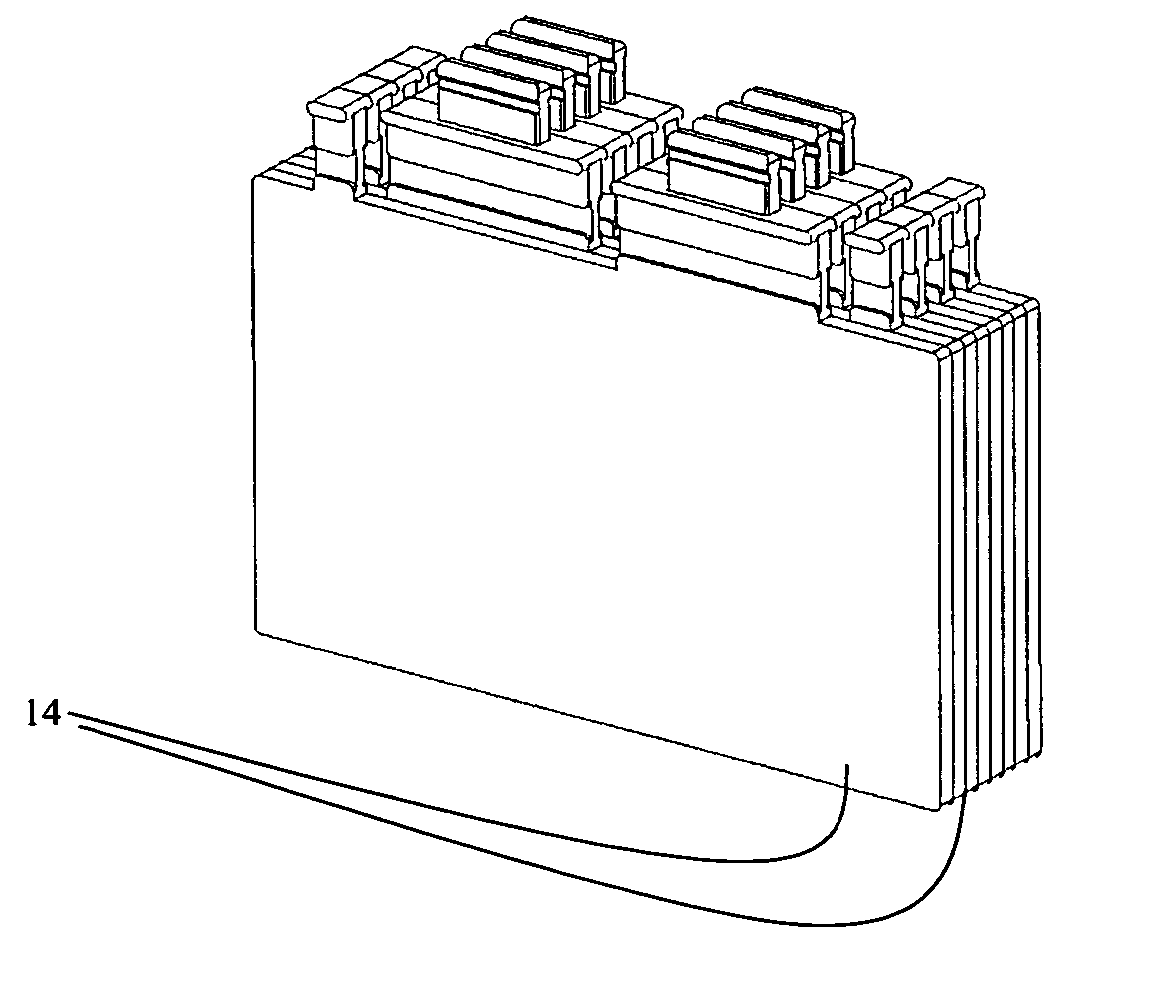 Electrode structure for a electrochemical cells