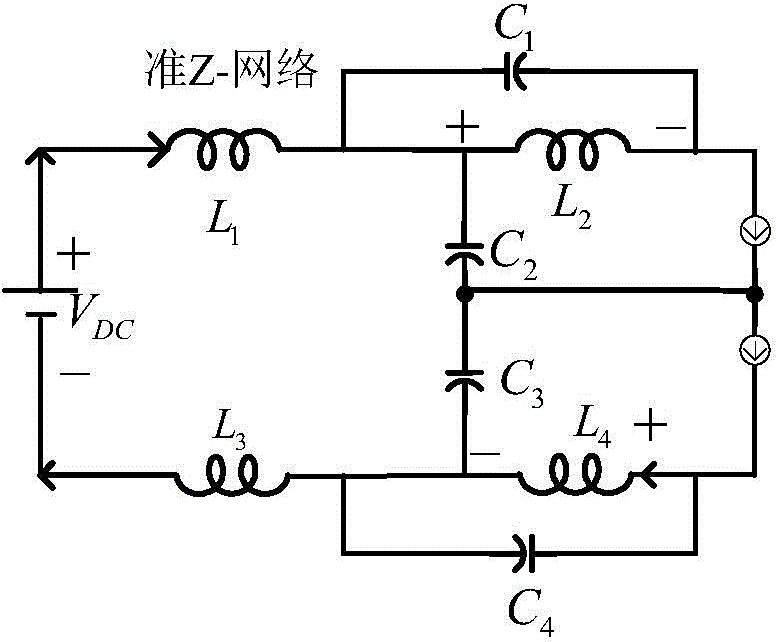 Standard Z source three-level T-shaped inverter and SVPWM method thereof