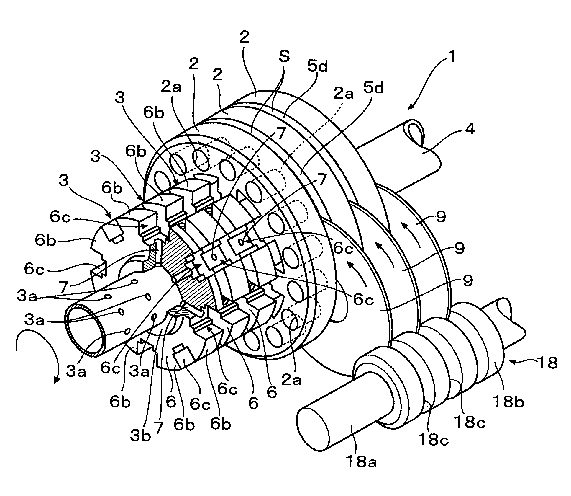 Disc cleaning mechanism and disc cleaning device