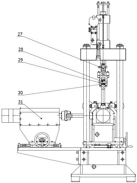 A combined loading motion joint bearing testing machine