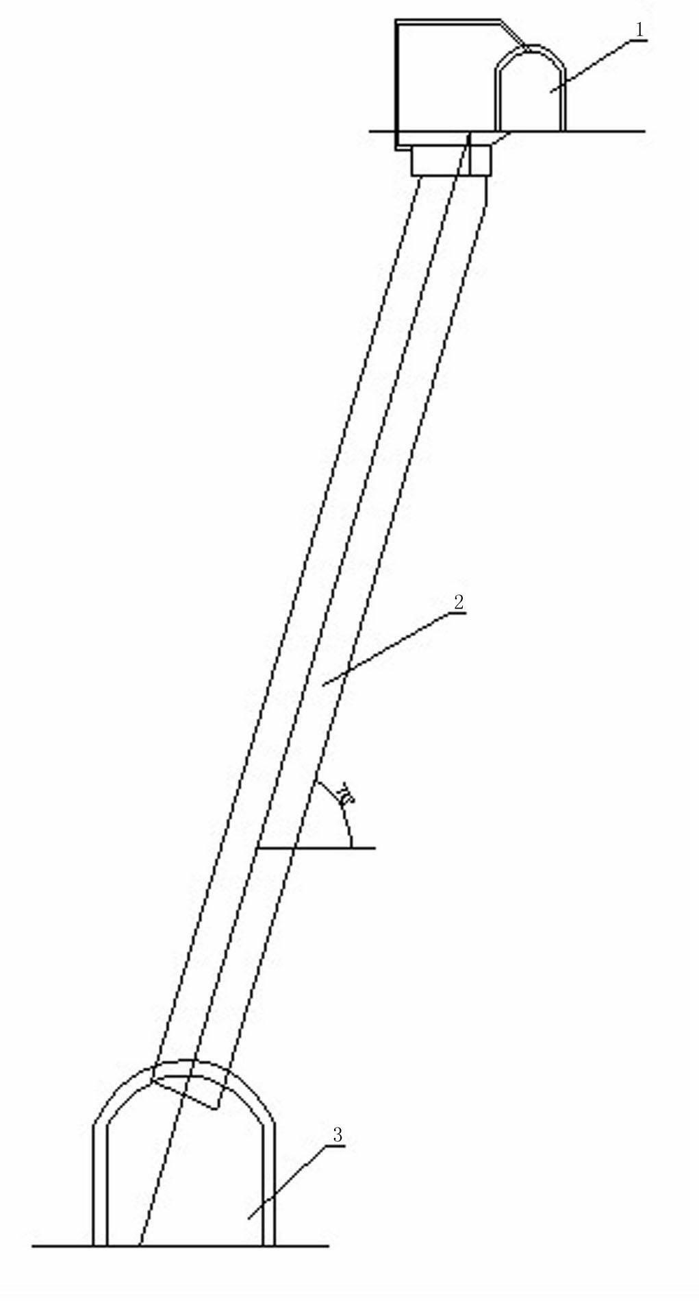 Construction method for automobile adit and slant chute