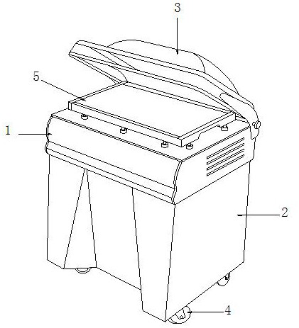 Vacuum packaging machine for economic management vouchers