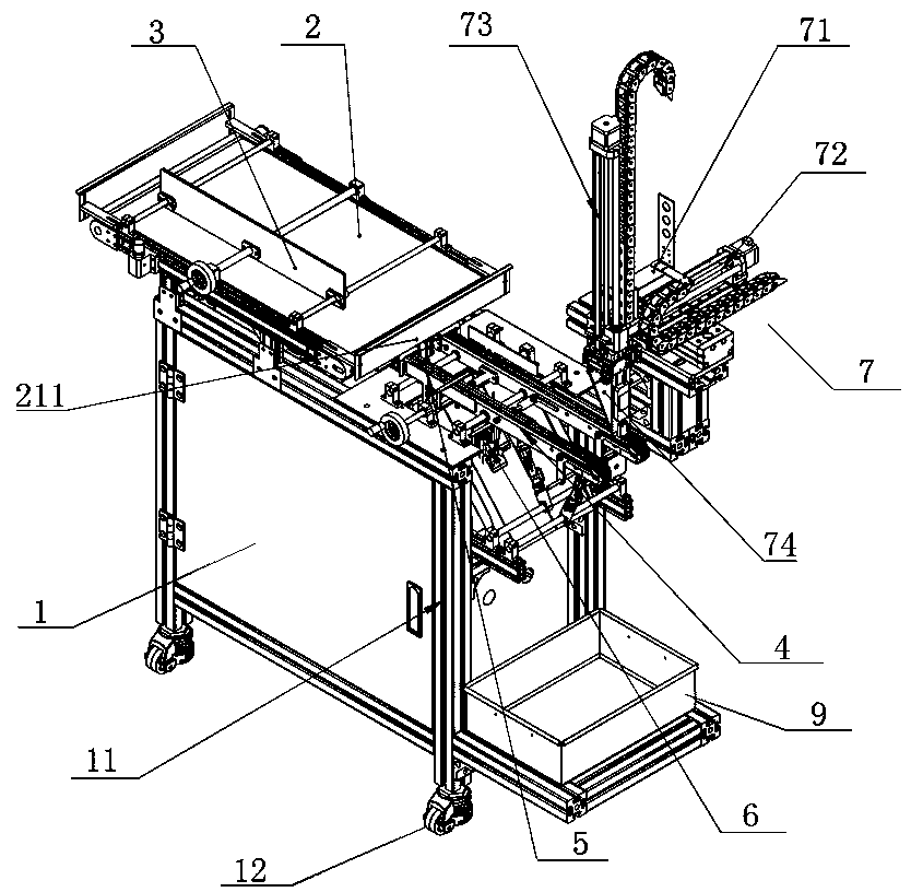 A kind of flexible catheter collecting device and collecting method