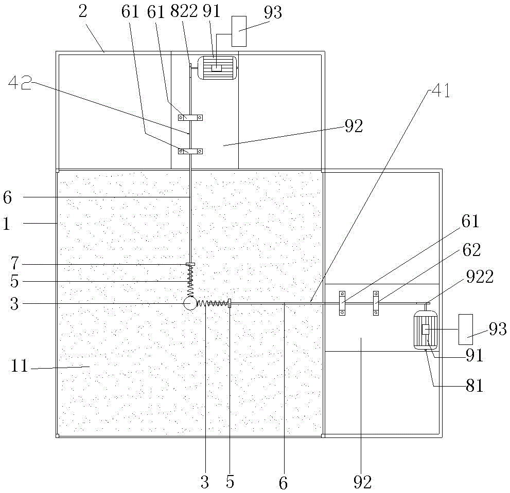 Model pile foundation with horizontal dynamic loading device