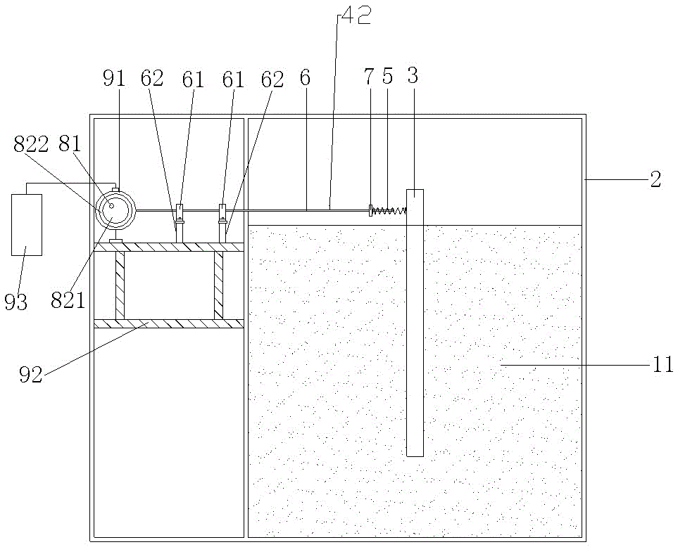 Model pile foundation with horizontal dynamic loading device