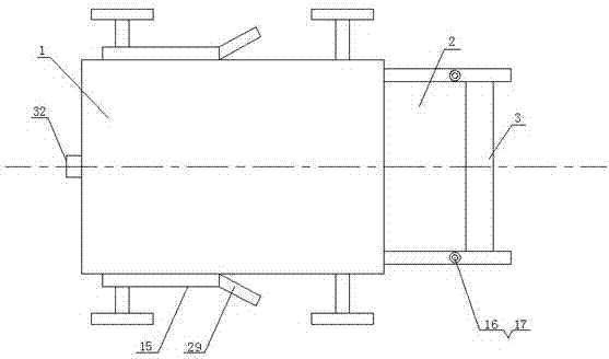 Cultivated land flattening device