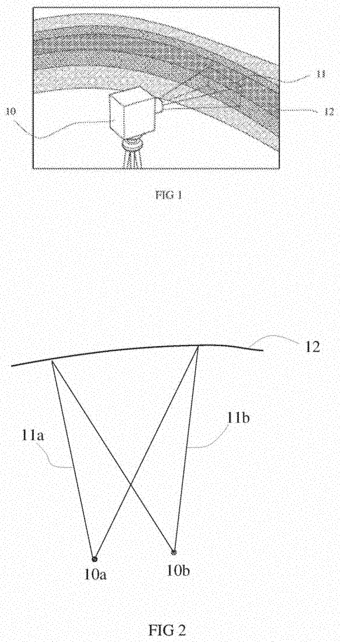 Wall visualisation from virtual point of view