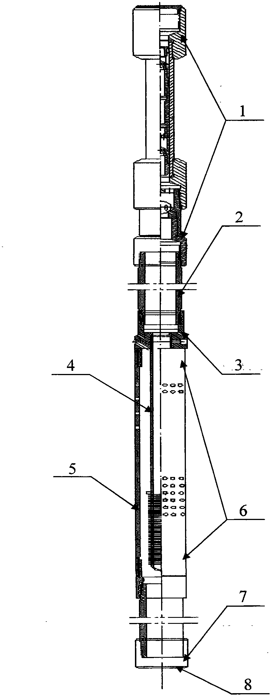 Multi-phase separation self-cleaning drainage device