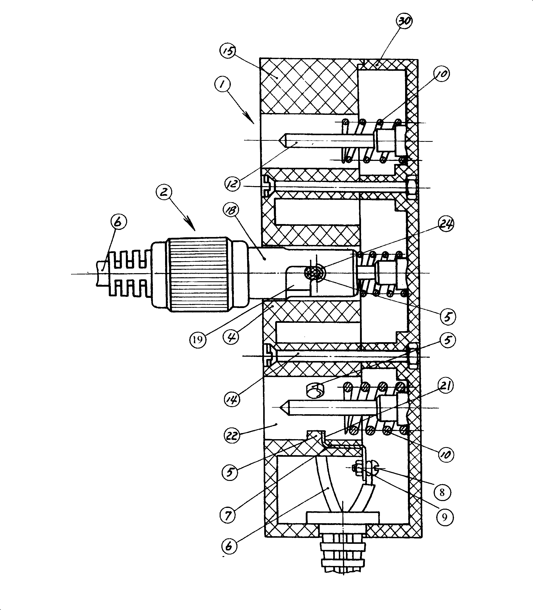 Plug, socket and electric connection device with plug and socket