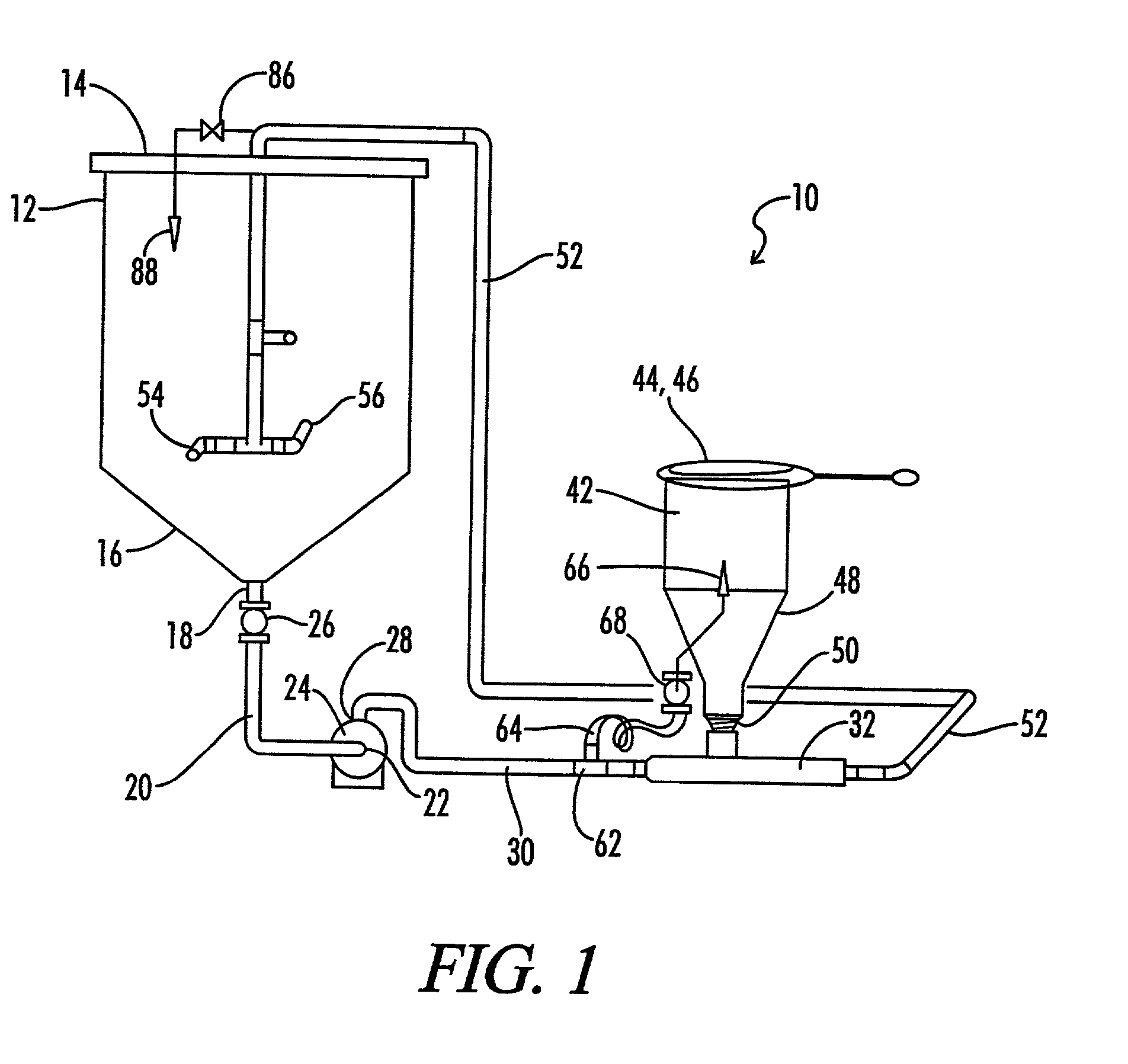 Centralized bicarbonate mixing system