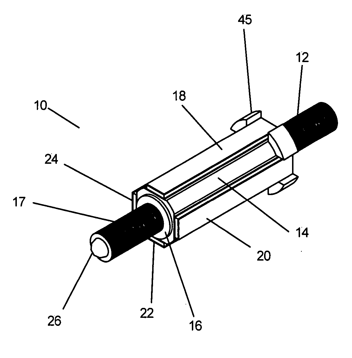 Mechanism comprised of ultrasonic lead screw motor