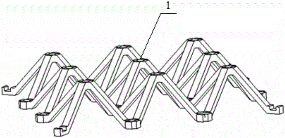 An integrally reinforced unidirectional fiber-reinforced composite lattice sandwich panel and its preparation method