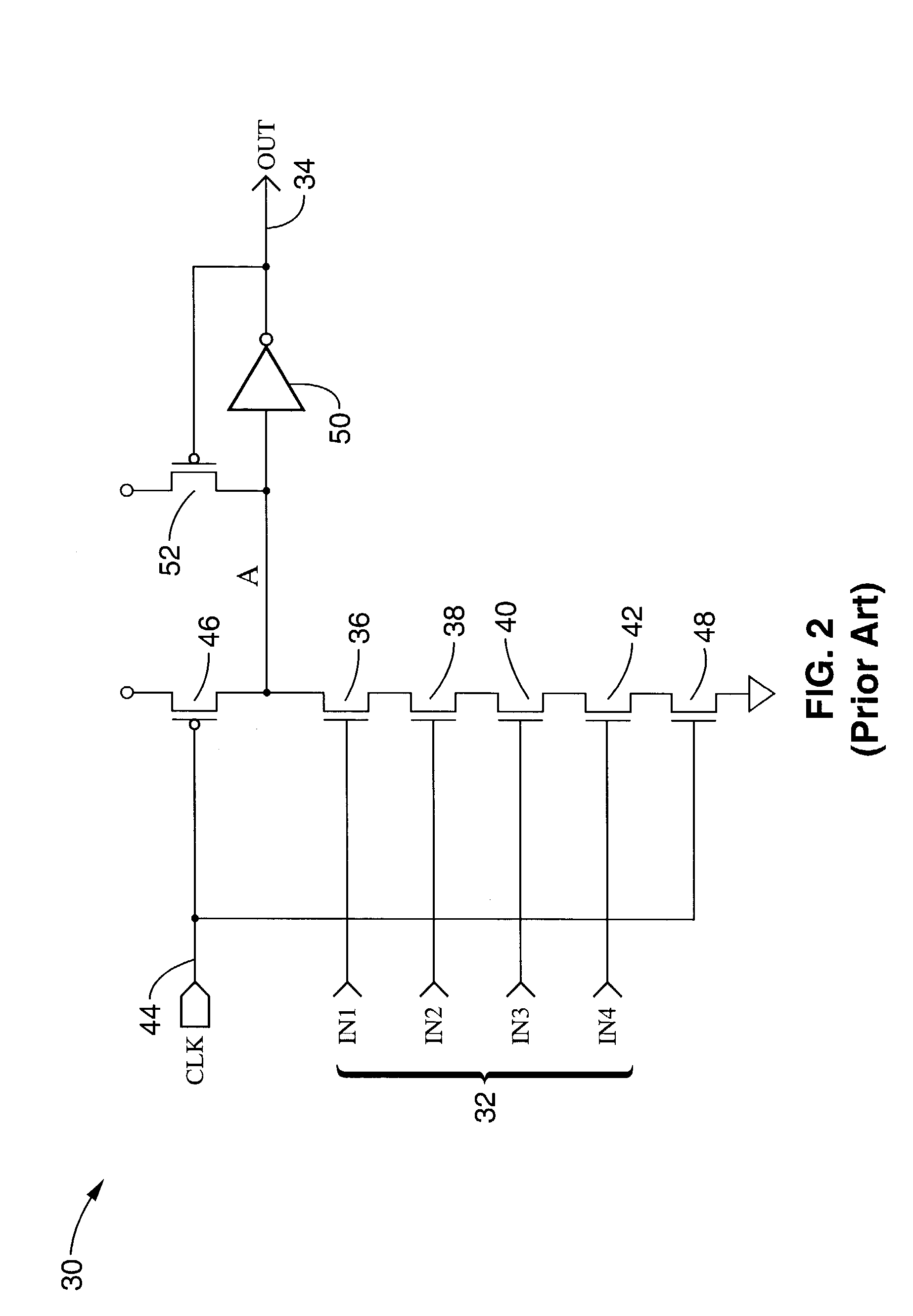 Event driven dynamic logic for reducing power consumption