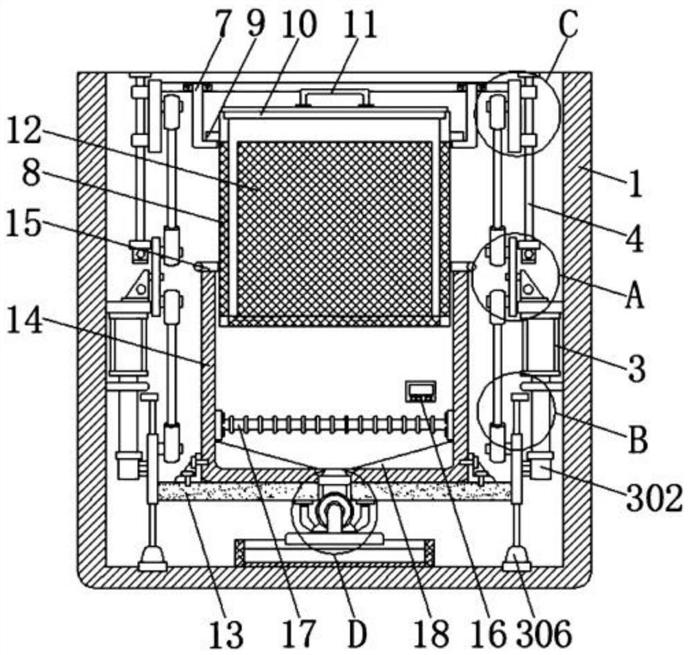 Concussion force and warm water soaking method-based sand-spitting cleaning device and cleaning method for nail