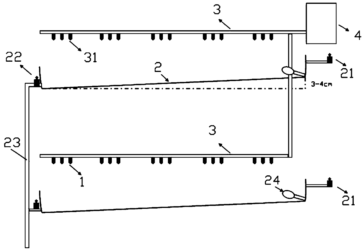 Method for improving health level and breeding benefit of caged laying ducks