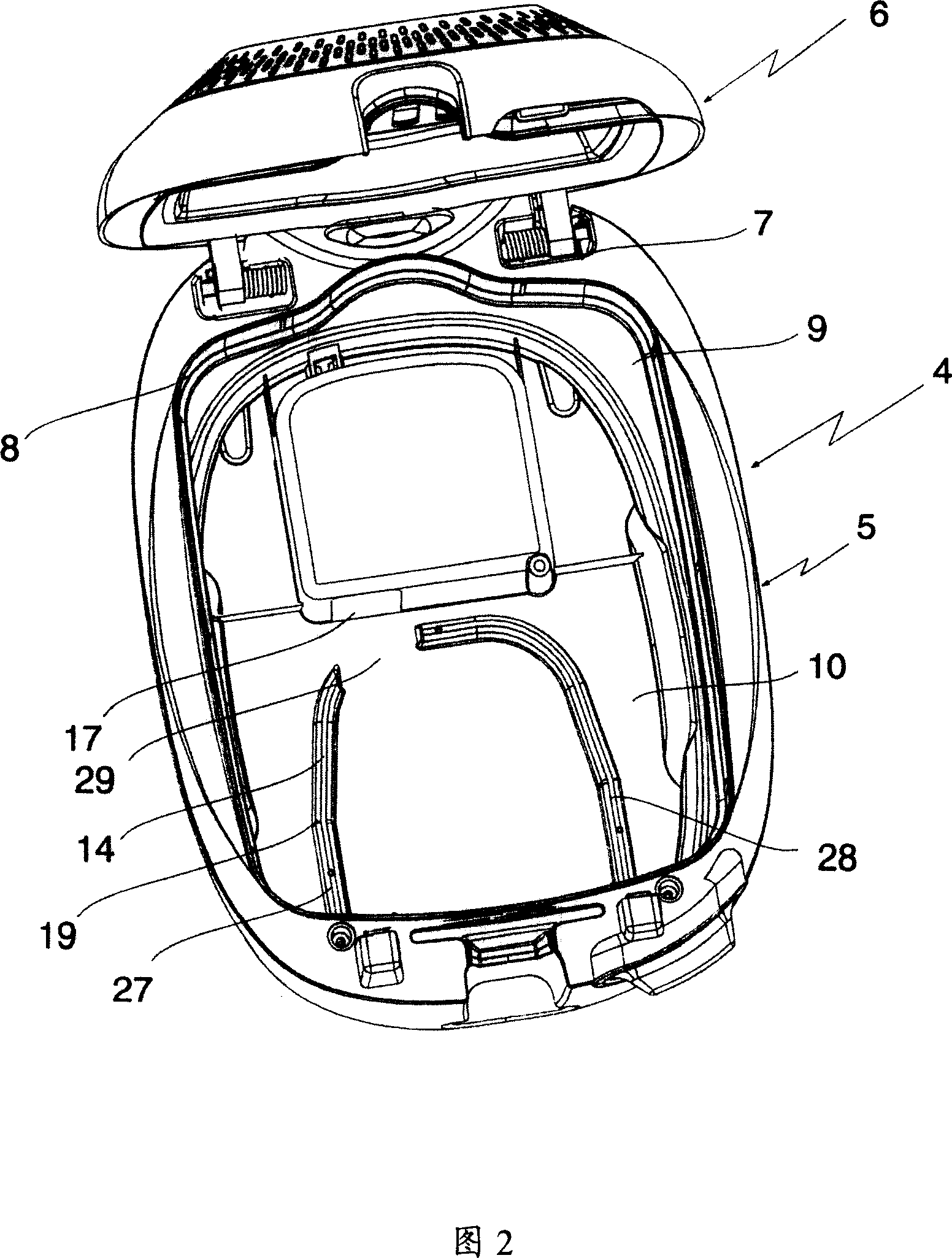 Cooking appliance comprising a simplified supply and control subassembly