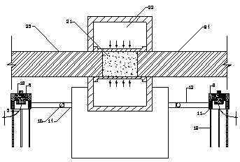 Acoustic emission test device and operation method for rock mass in high confining pressure unloading