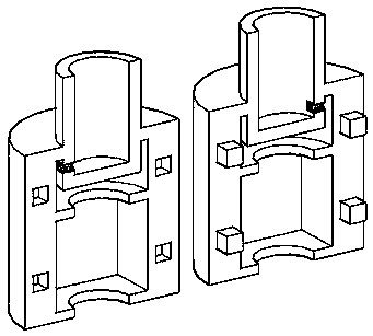 Acoustic emission test device and operation method for rock mass in high confining pressure unloading