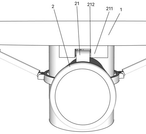 Adjustable omni-directional reflection spotlight type ceiling lamp