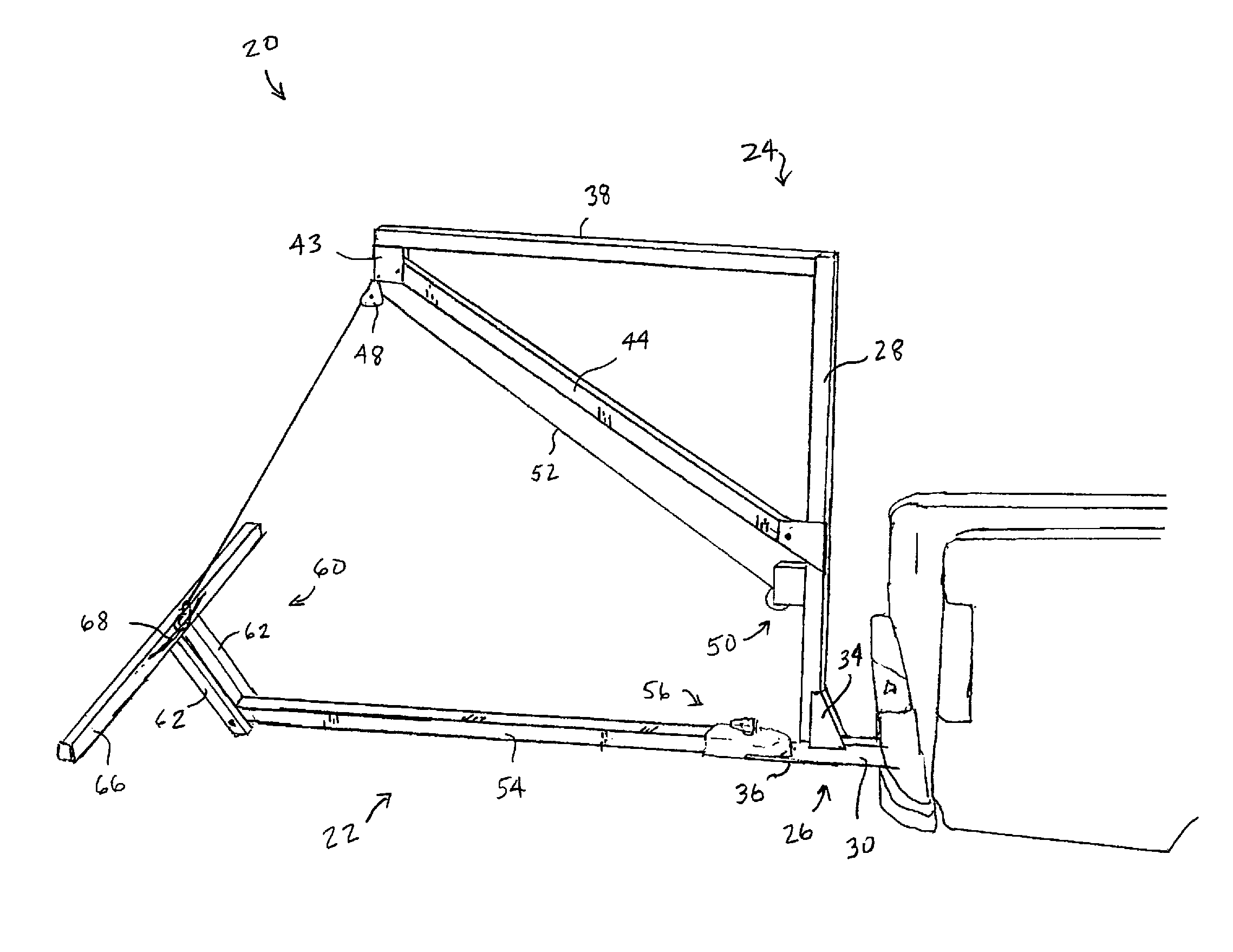 Hitch pull and lift assembly and method