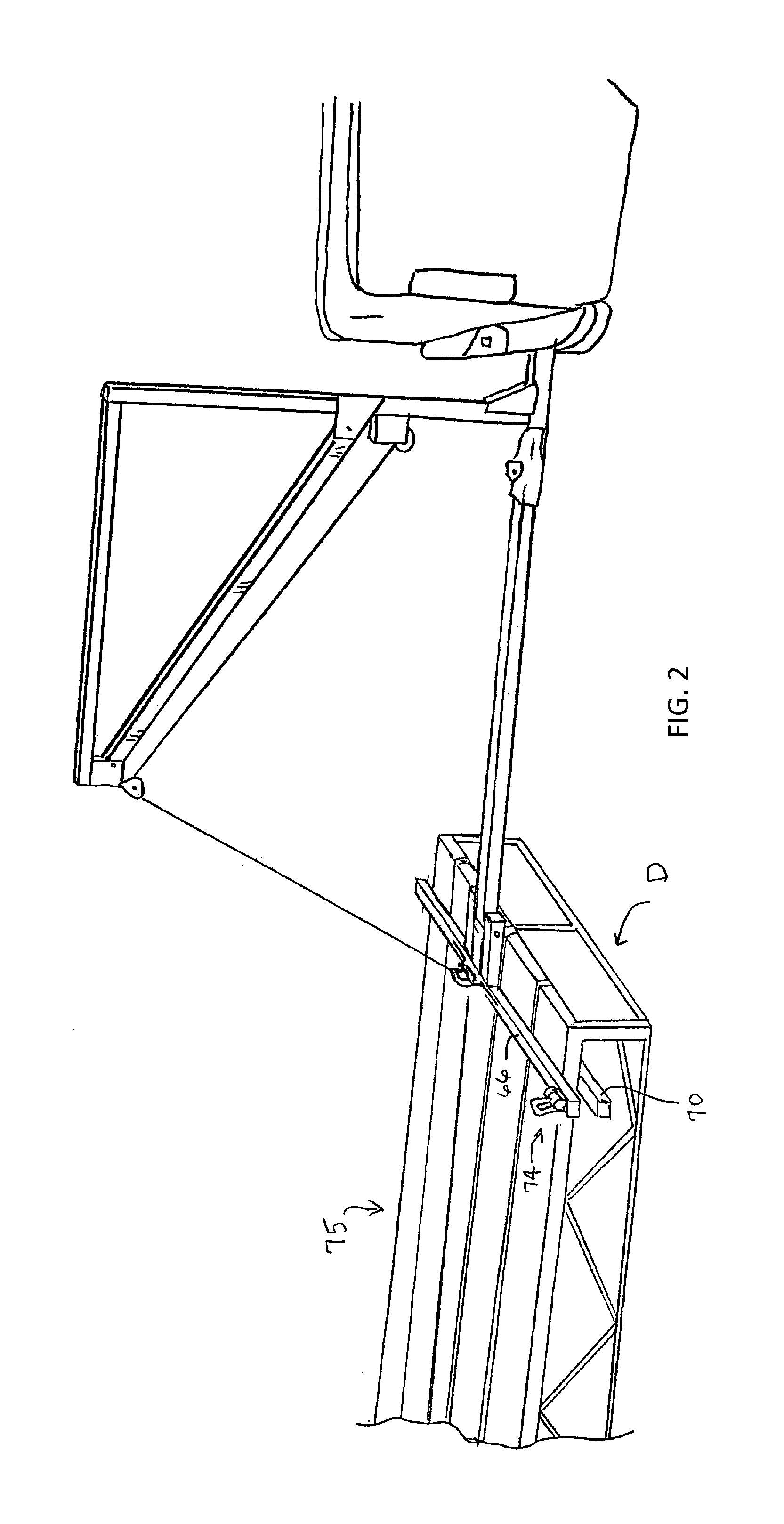 Hitch pull and lift assembly and method