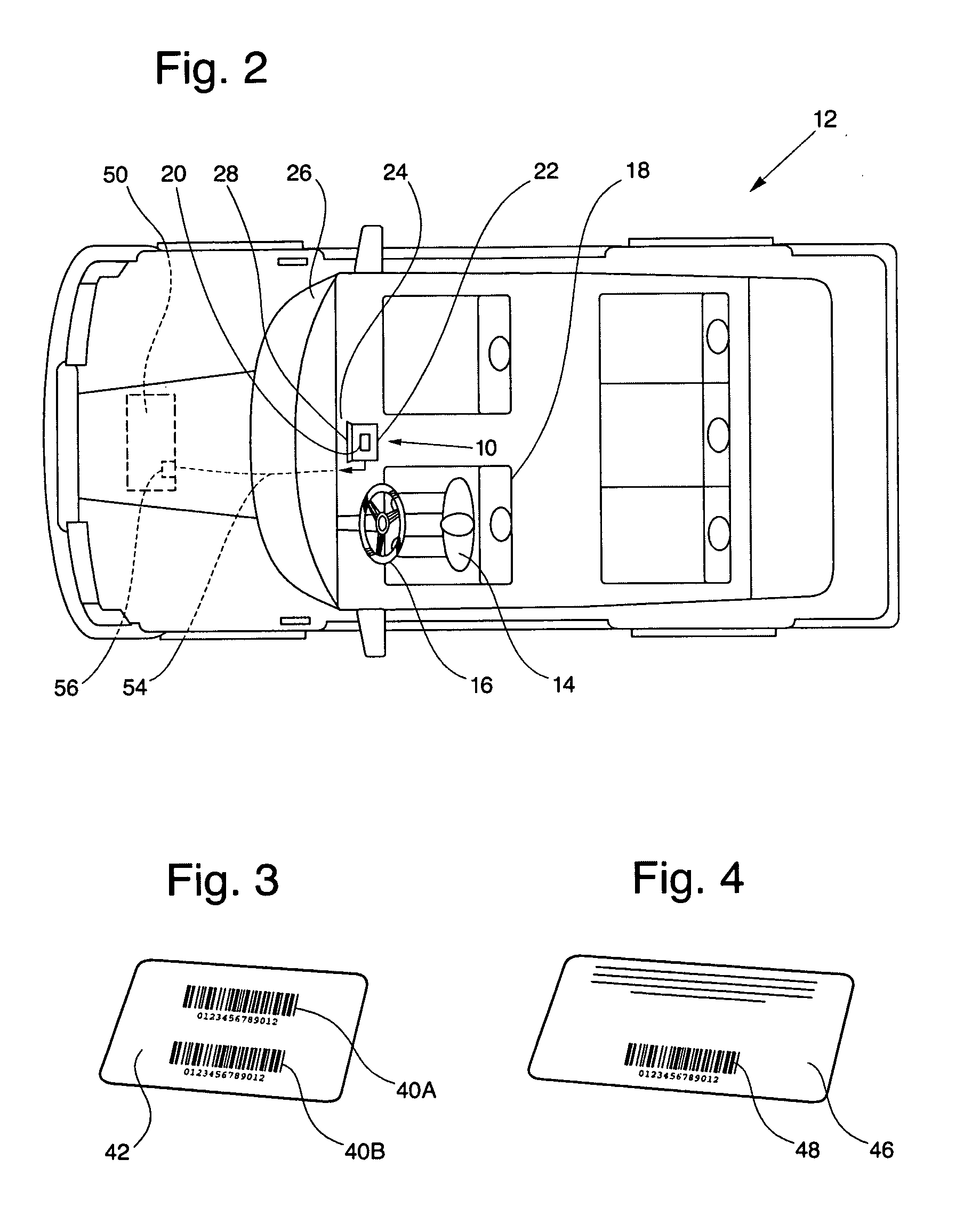 Cell phone system for enabling and disabling a vehicle