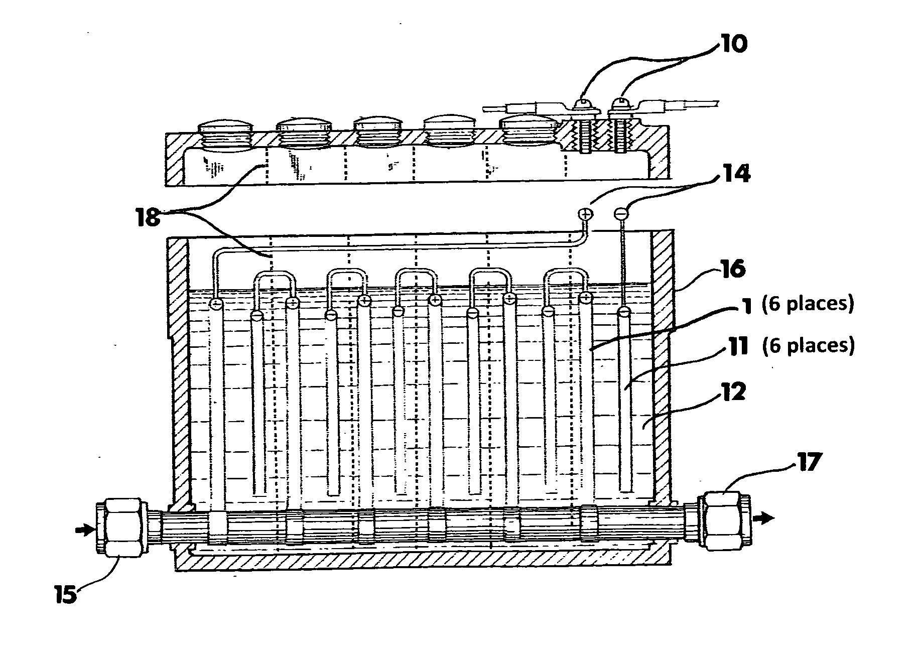 Battery cathode depolarization circuit