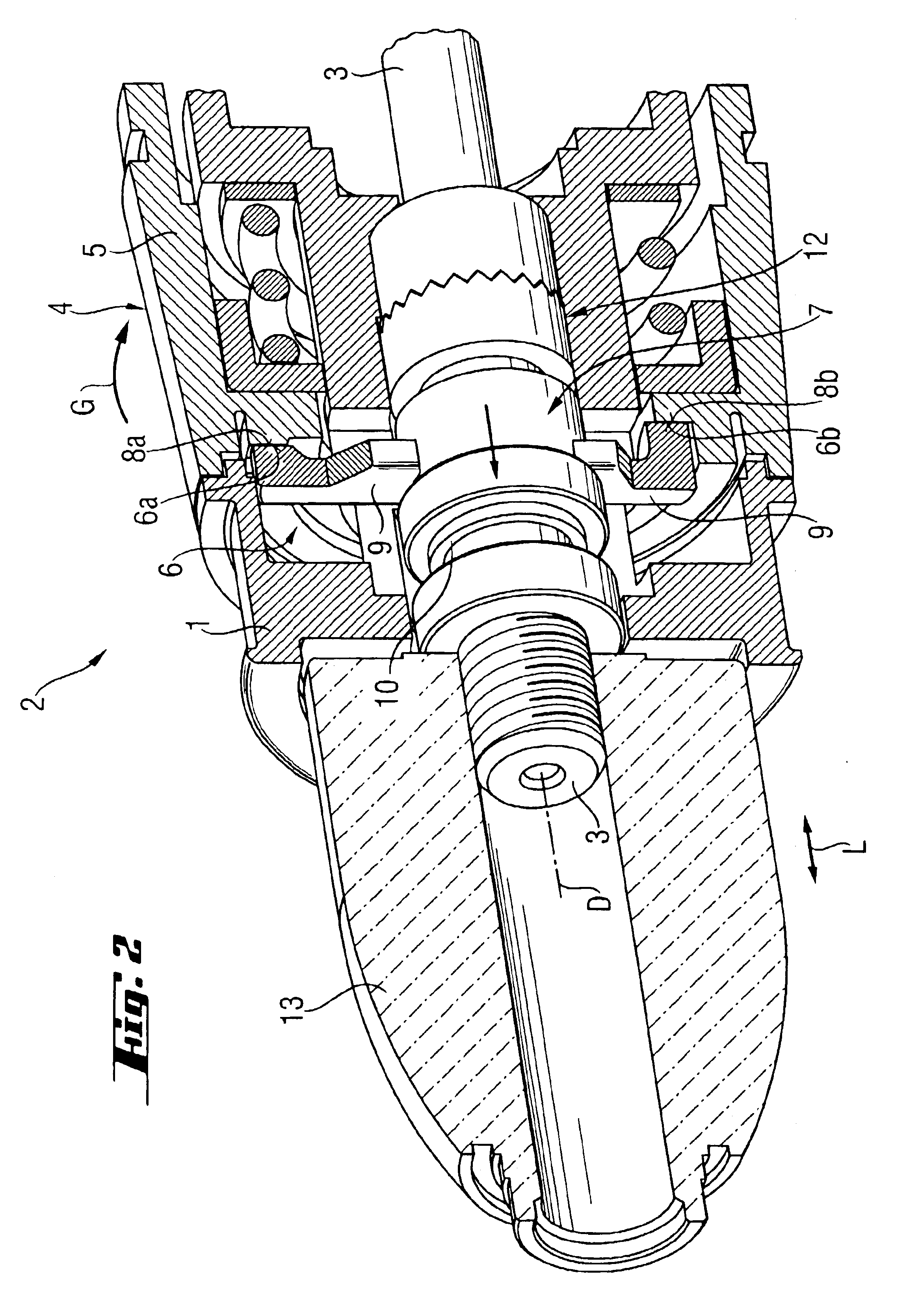 Hand-held power tool with a torque cut-off device