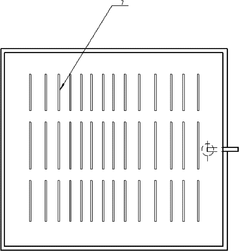 A method for placing a vacuum glass support