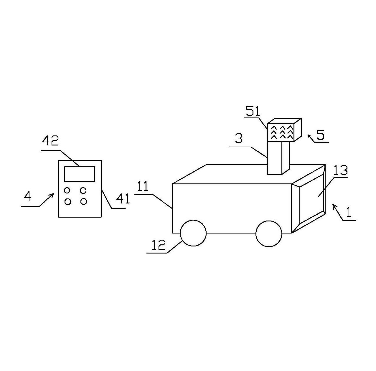 Mobile device and method for automatically detecting harmful gas