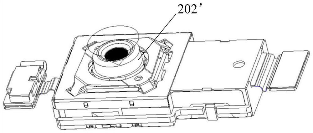 Camera device and electronic equipment