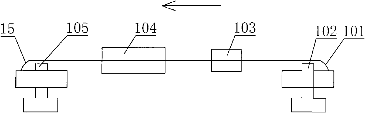 Drawing machine for internal-threaded pipe