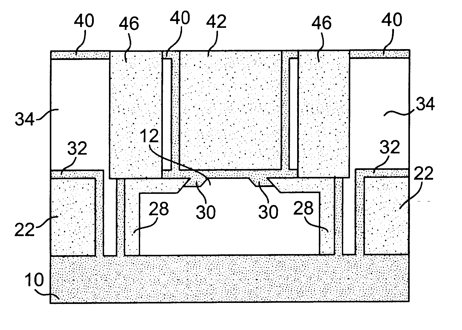Method for wrapped-gate MOSFET