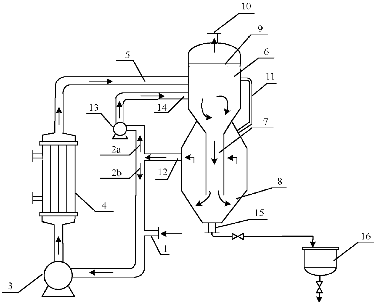 Device for evaporative crystallization and crystallization method of ethyl maltol