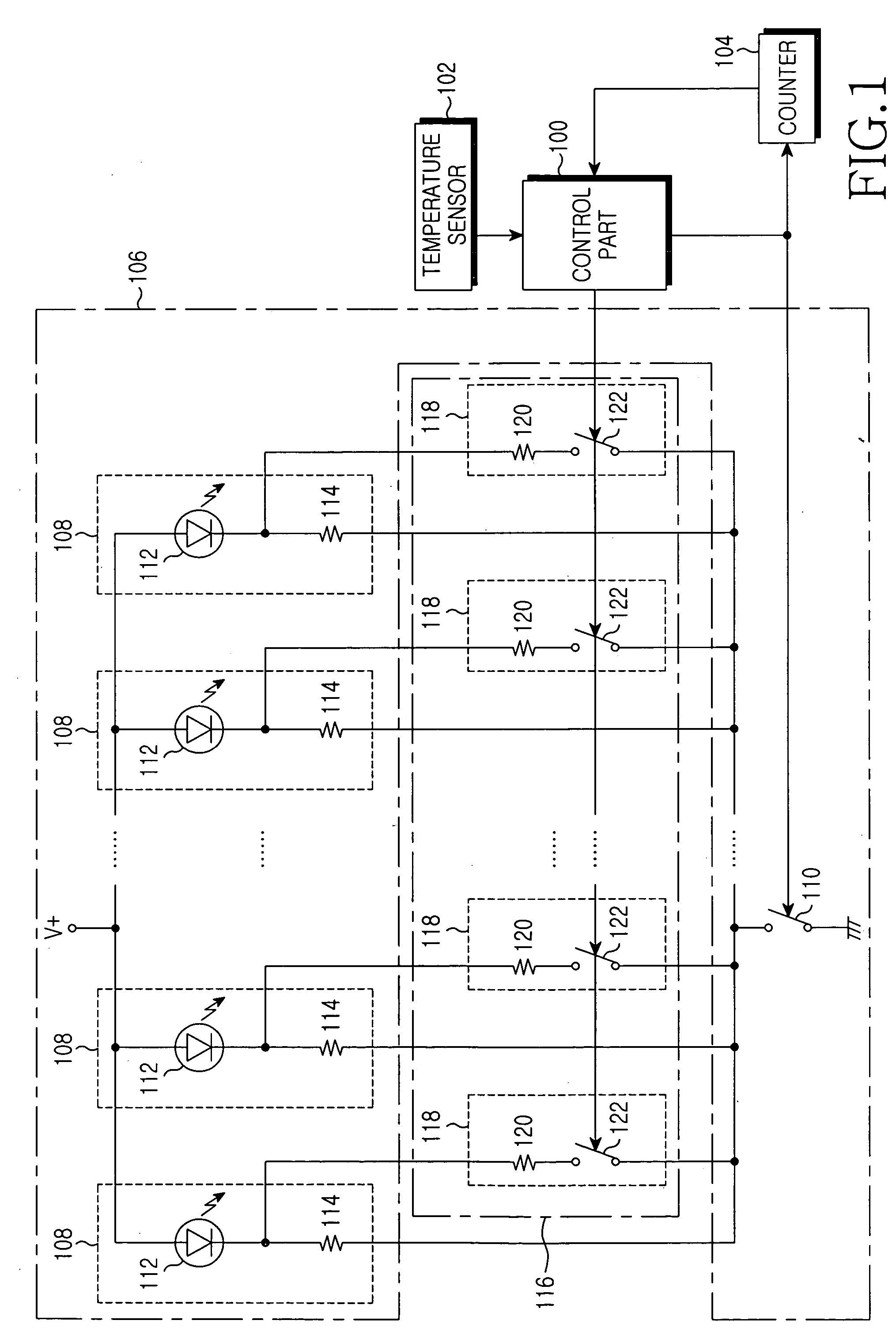 Backlight control circuit in portable device