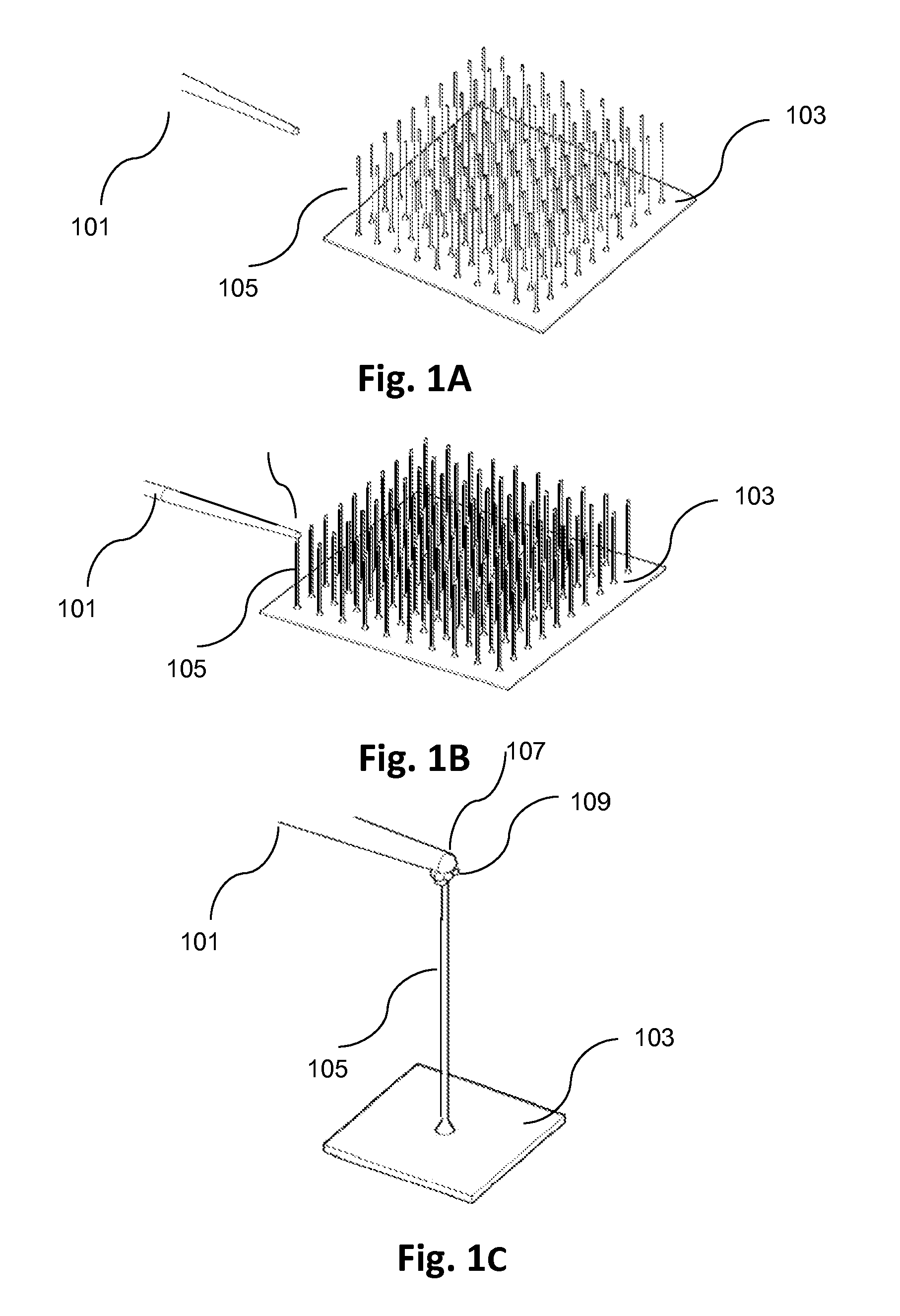 Methods and Apparatuses of Using Metal Needle Arrays for Specimen Lift-Out and Circuit Edit