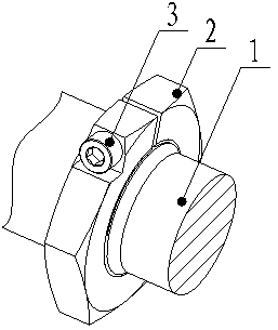 Thread positioning locking mechanism and mounting method
