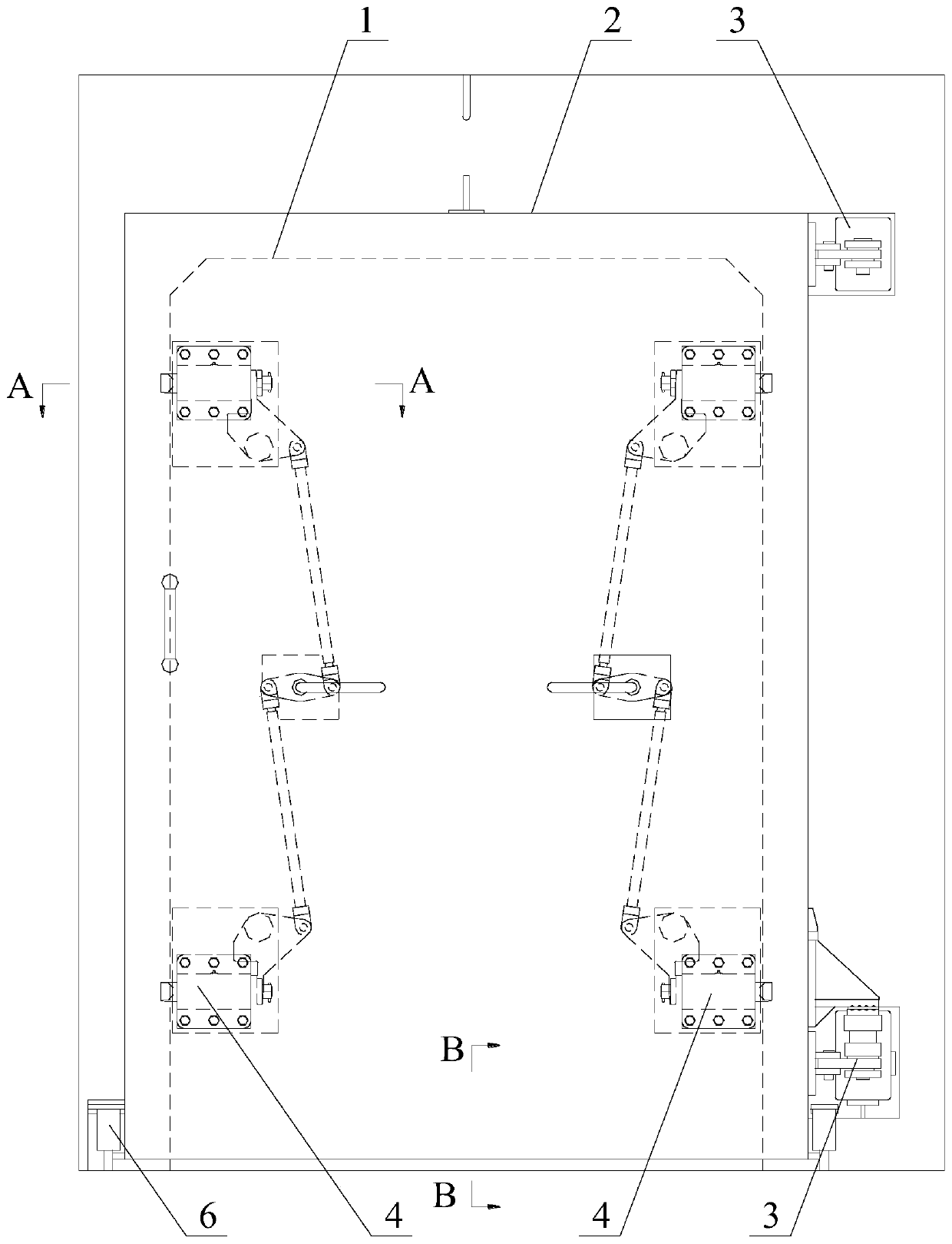 Moveable-threshold fireproof protective airtight door of escape route of high-speed railway tunnel