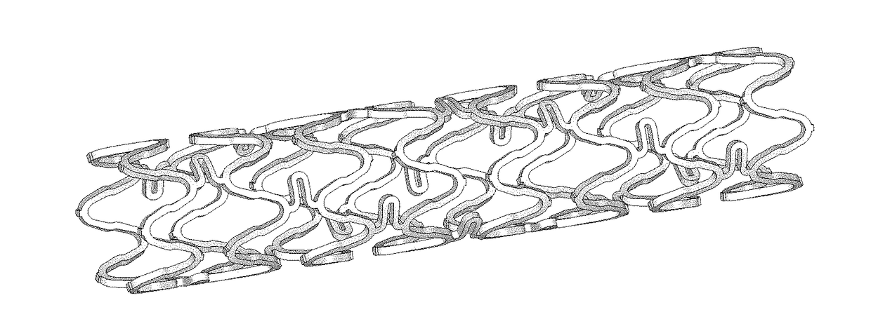 Biodegradable metallic vascular stent and application thereof