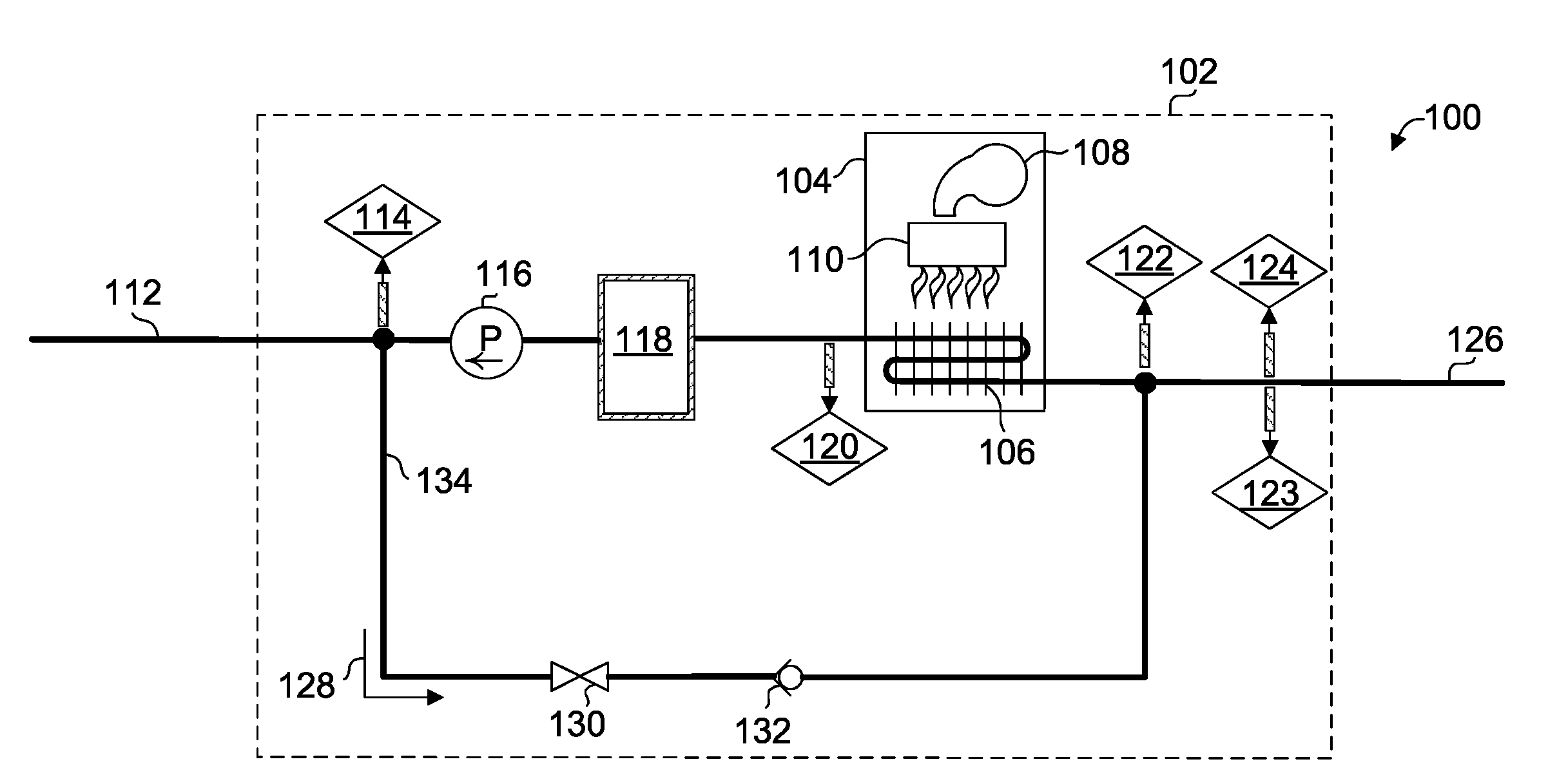 Hot water system configuration, descaling and heating methods therefore