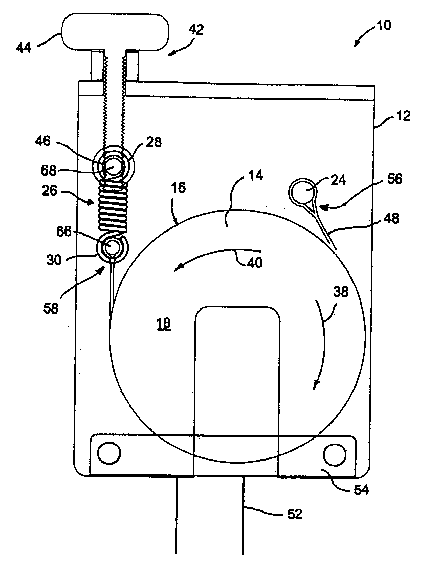 Adjustable linear friction device