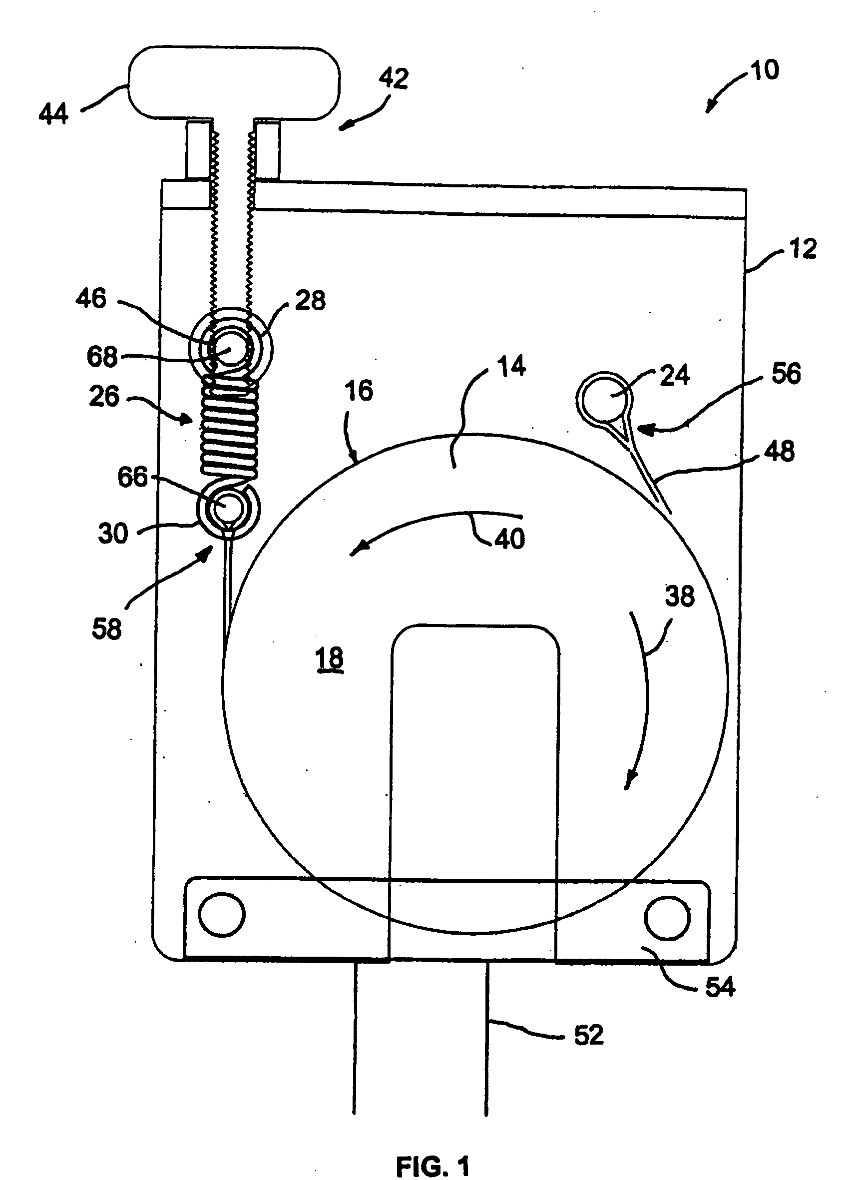 Adjustable linear friction device