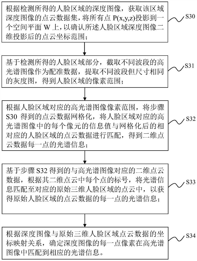 Living body face detection method and system